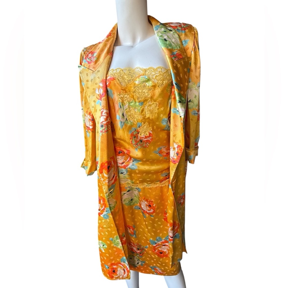 Vintage 90’s Silk Emanuel Ungaro 3 piece outfit SZ 6- 8